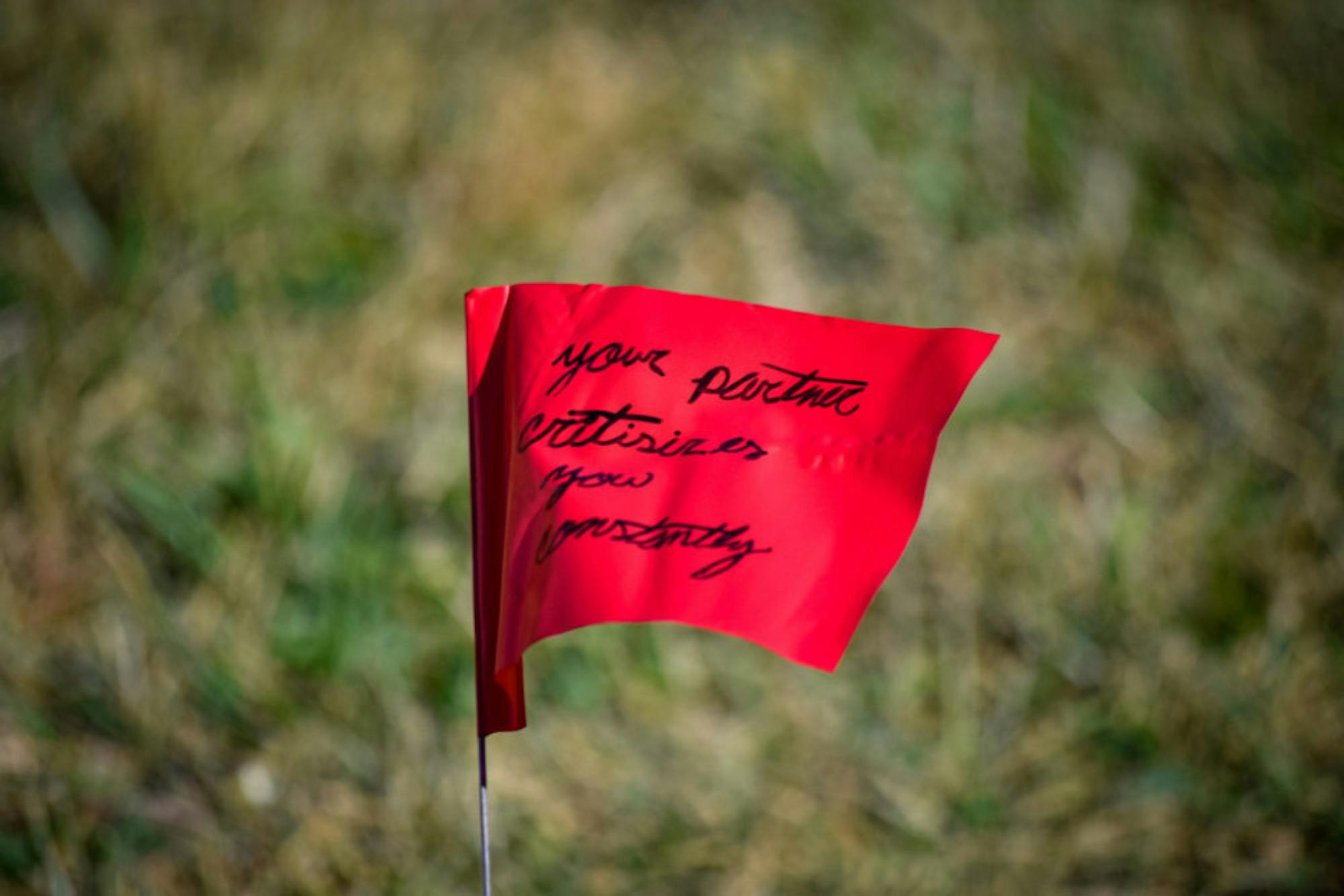 Domestic Violence Awareness Week | Photo by Jessica Fugett | The Wright State Guardian