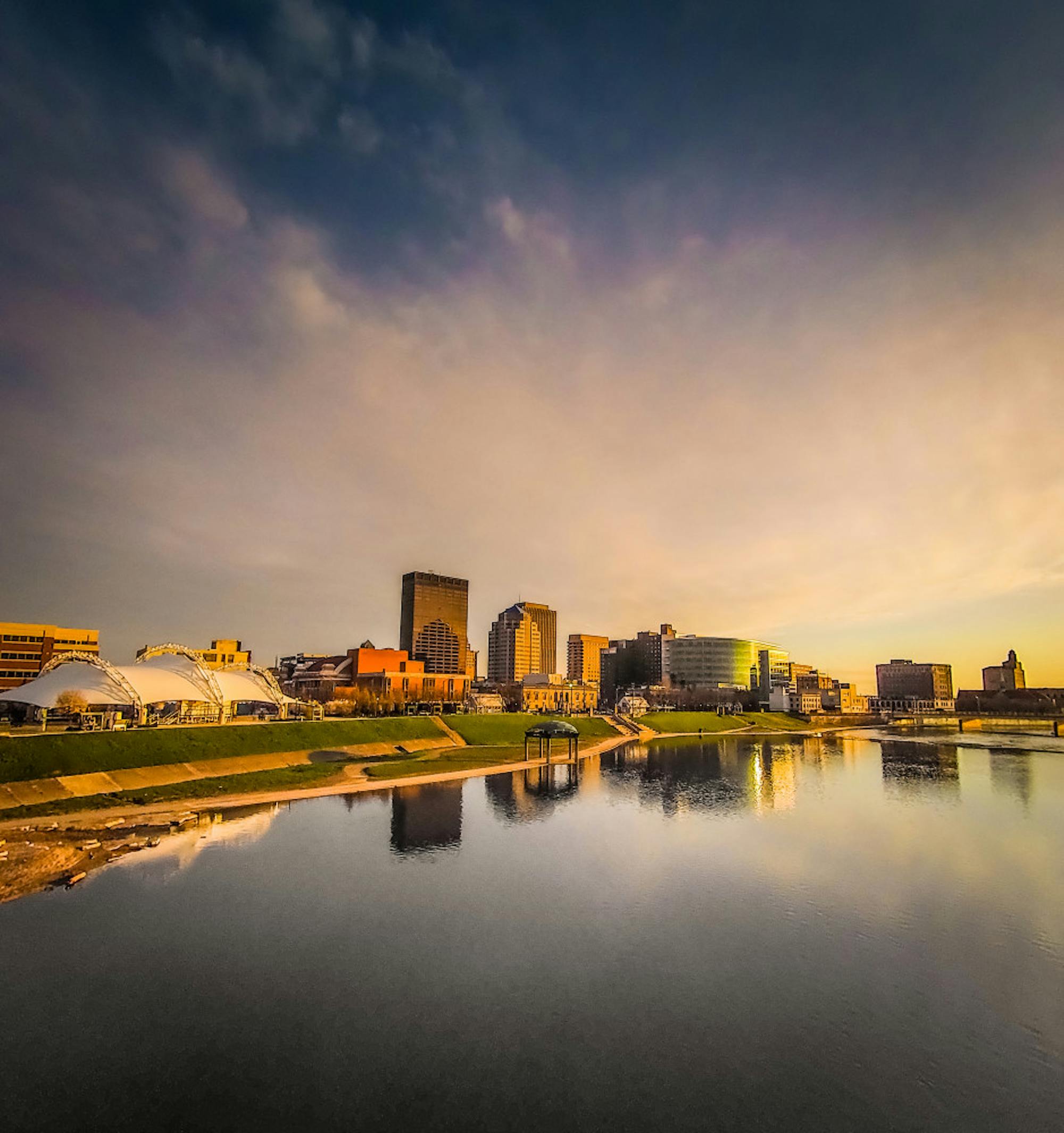 Dayton, OH Skyline, 2018. Photograph: Soham Parikh/The Guardian