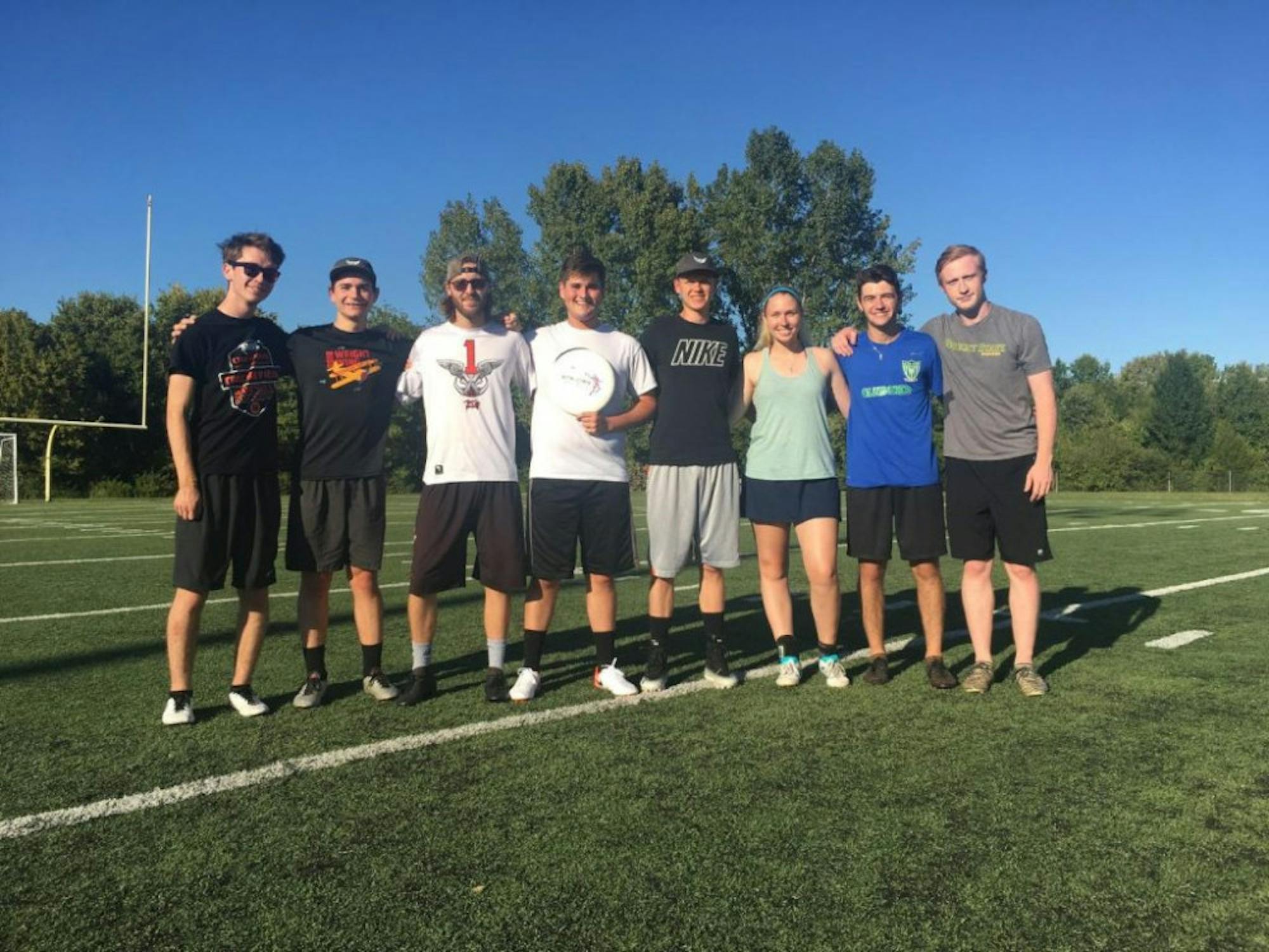 Wright State University Ultimate Frisbee Team | Photo by Alexis Wisler | The Wright State Guardian