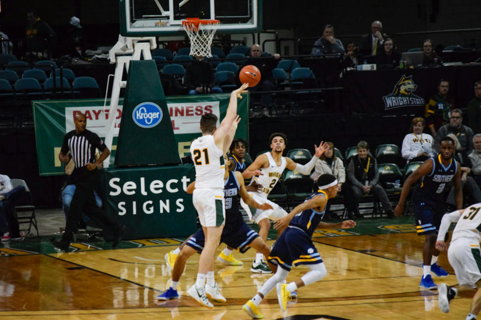 Wright State vs. Southern University Men's Basketball | Photo by Jessica Fugett | The Wright State Guardian