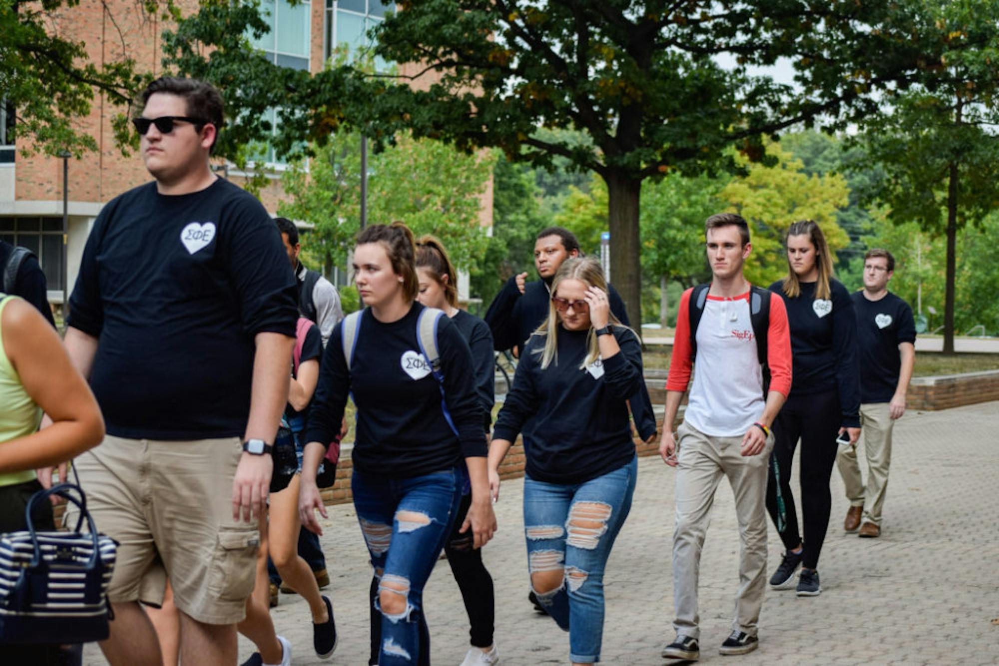 Sigma Phi Epsilon Out of the Darkness Walk | Photo by Jessica Fugett | The Wright State Guardian