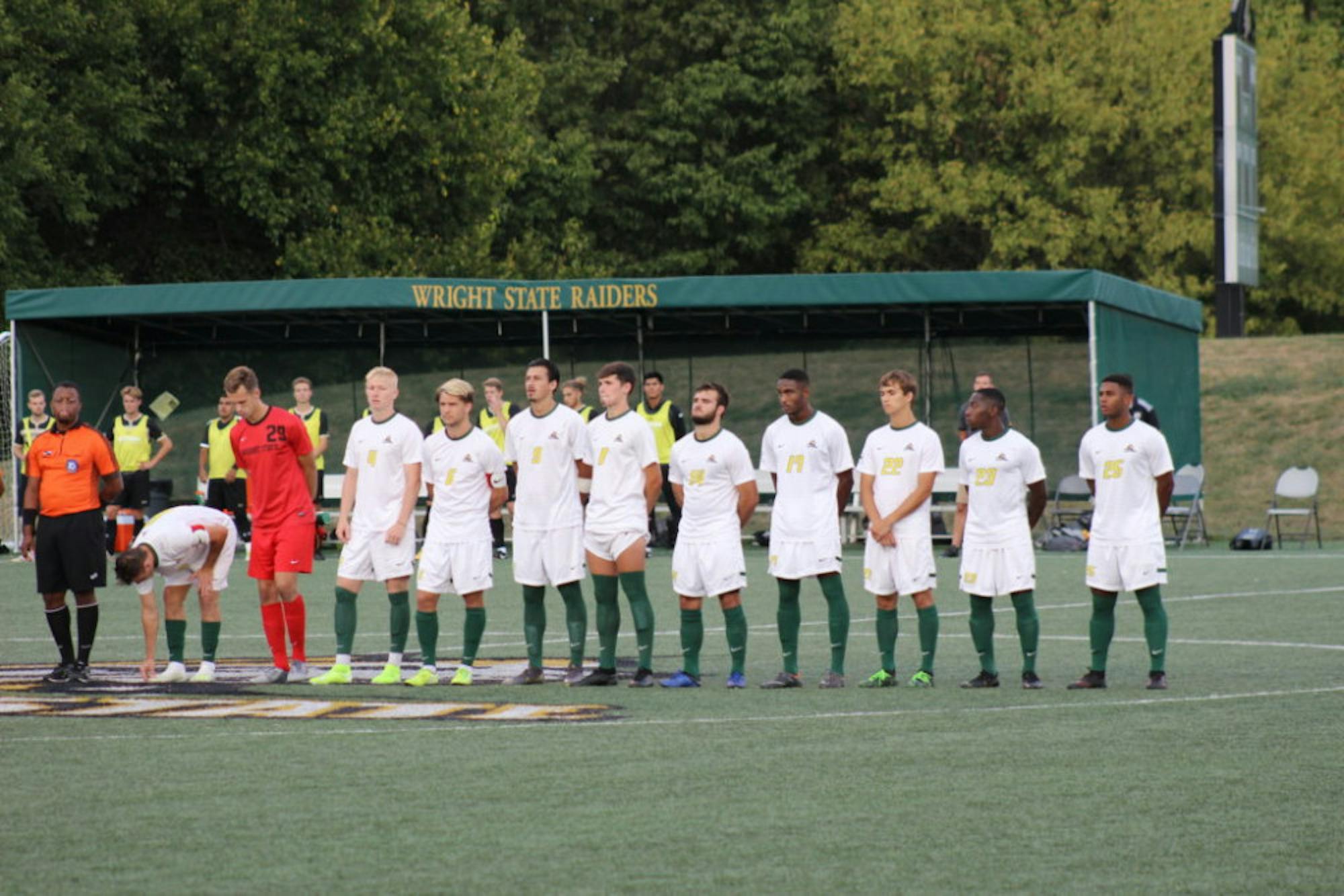 Men's Soccer Team | Photo by Daniel Delgado | The Wright State Guardian