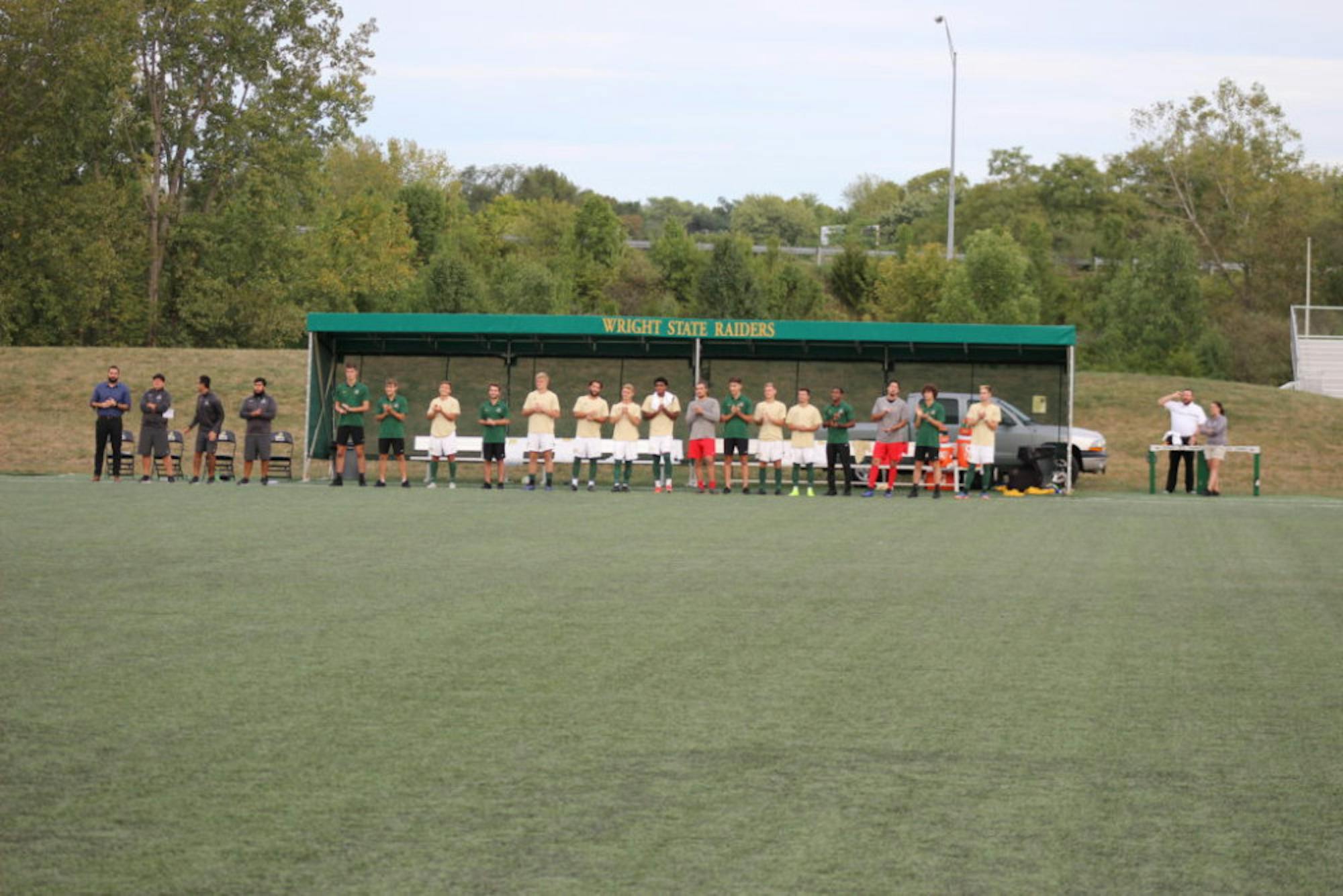 Men's Soccer Team | Photo by Daniel Delgado | The Wright State Guardian