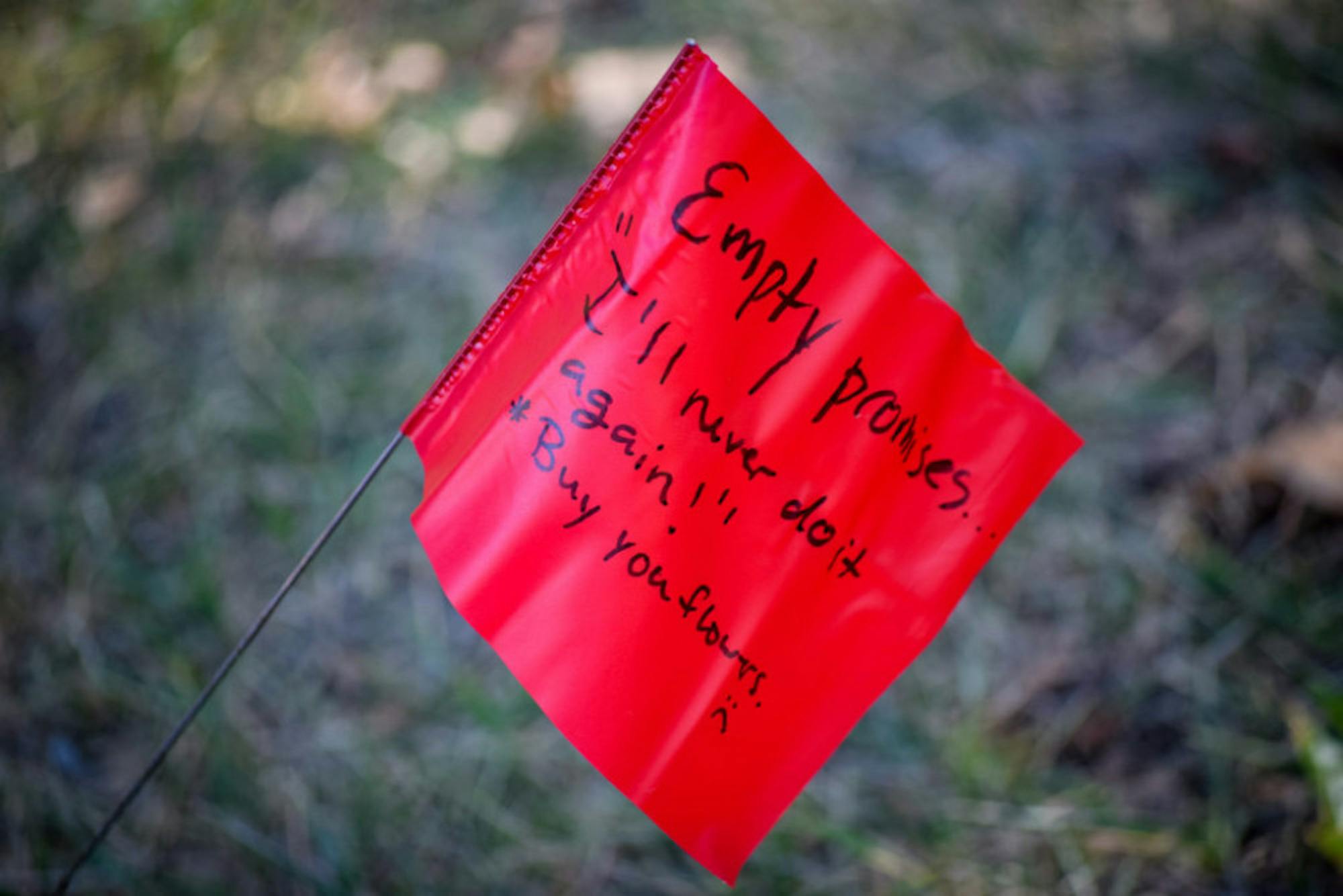 Domestic Violence Awareness Week | Photo by Jessica Fugett | The Wright State Guardian