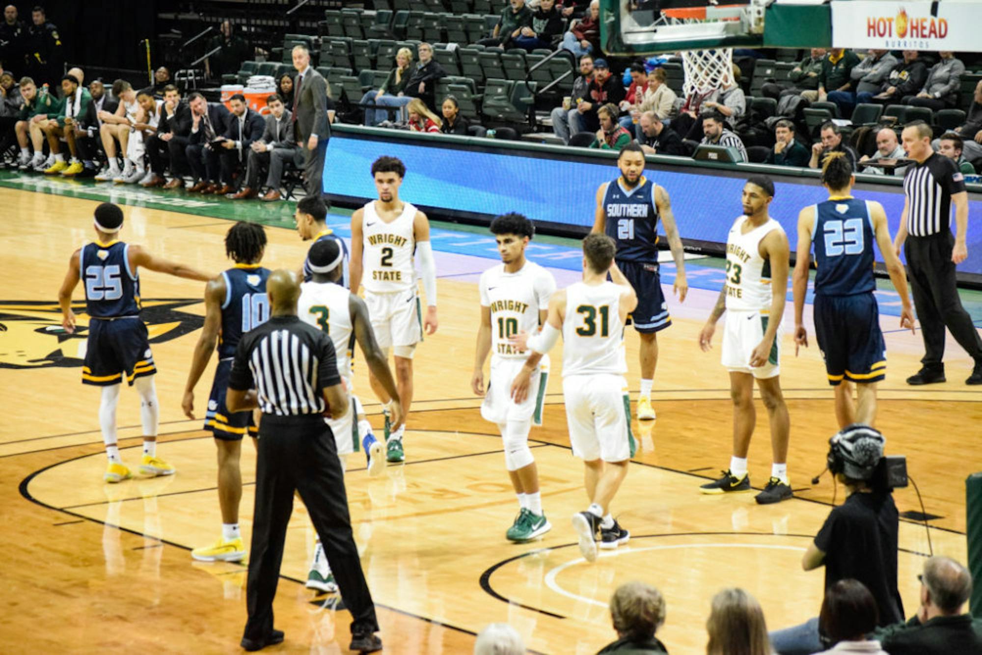 Wright State vs. Southern University Men's Basketball | Photo by Jessica Fugett | The Wright State Guardian