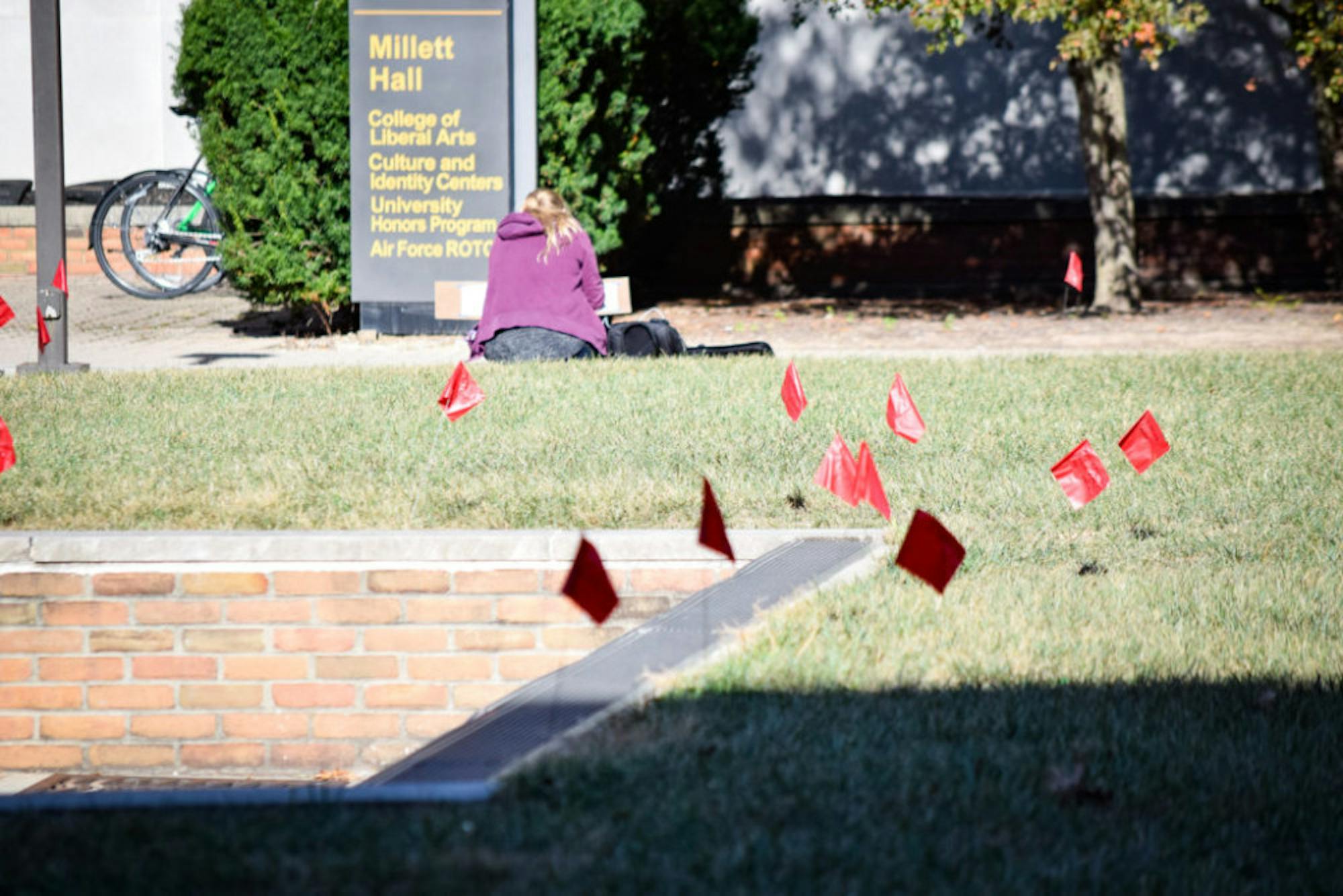 Domestic Violence Awareness Week | Photo by Jessica Fugett | The Wright State Guardian