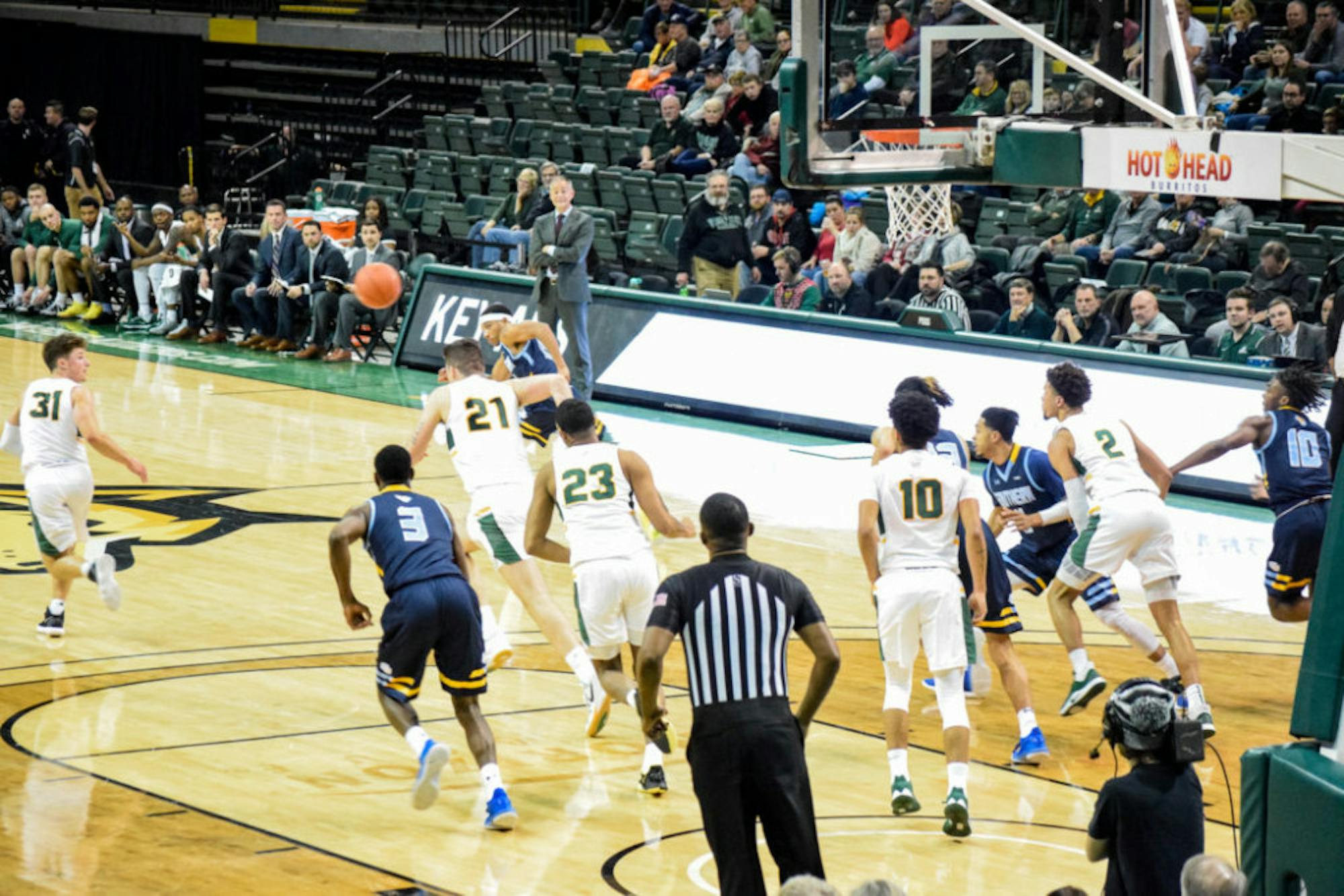 Wright State vs. Southern University Men's Basketball | Photo by Jessica Fugett | The Wright State Guardian