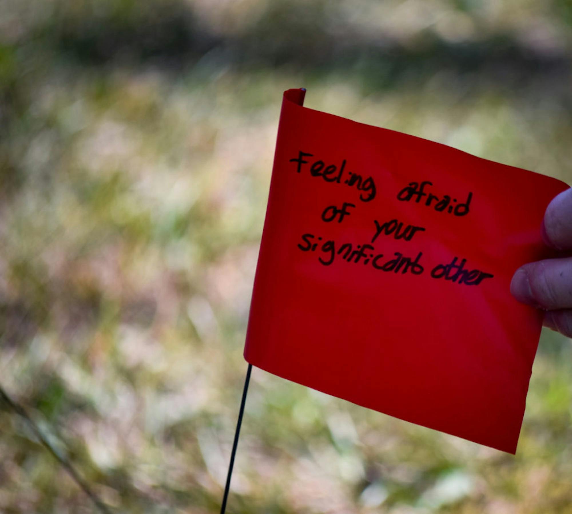 Domestic Violence Awareness Week | Photo by Jessica Fugett | The Wright State Guardian