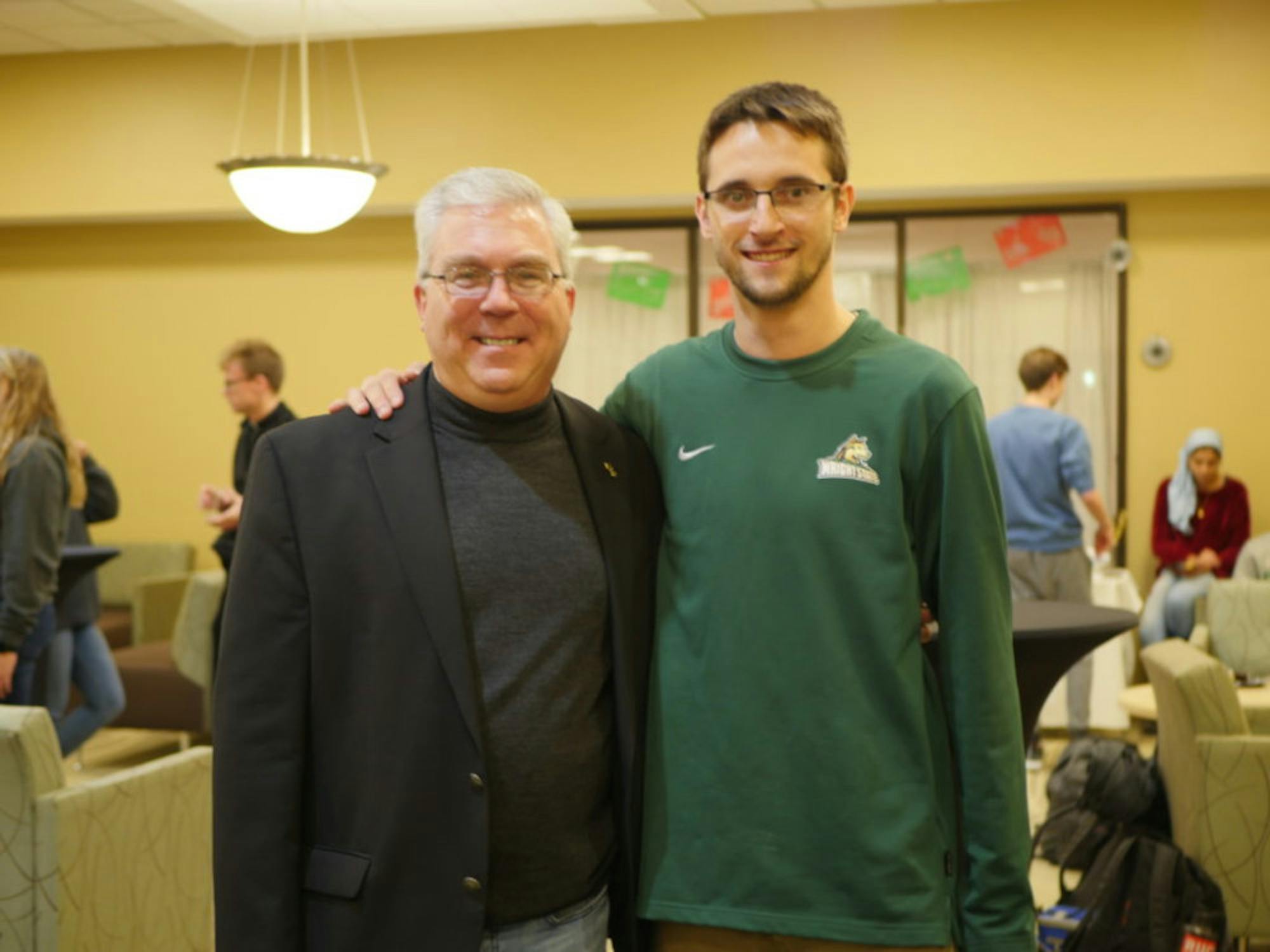 Gary Dickstein farewell party | Photo by Sarah Cavender | The Wright State Guardian