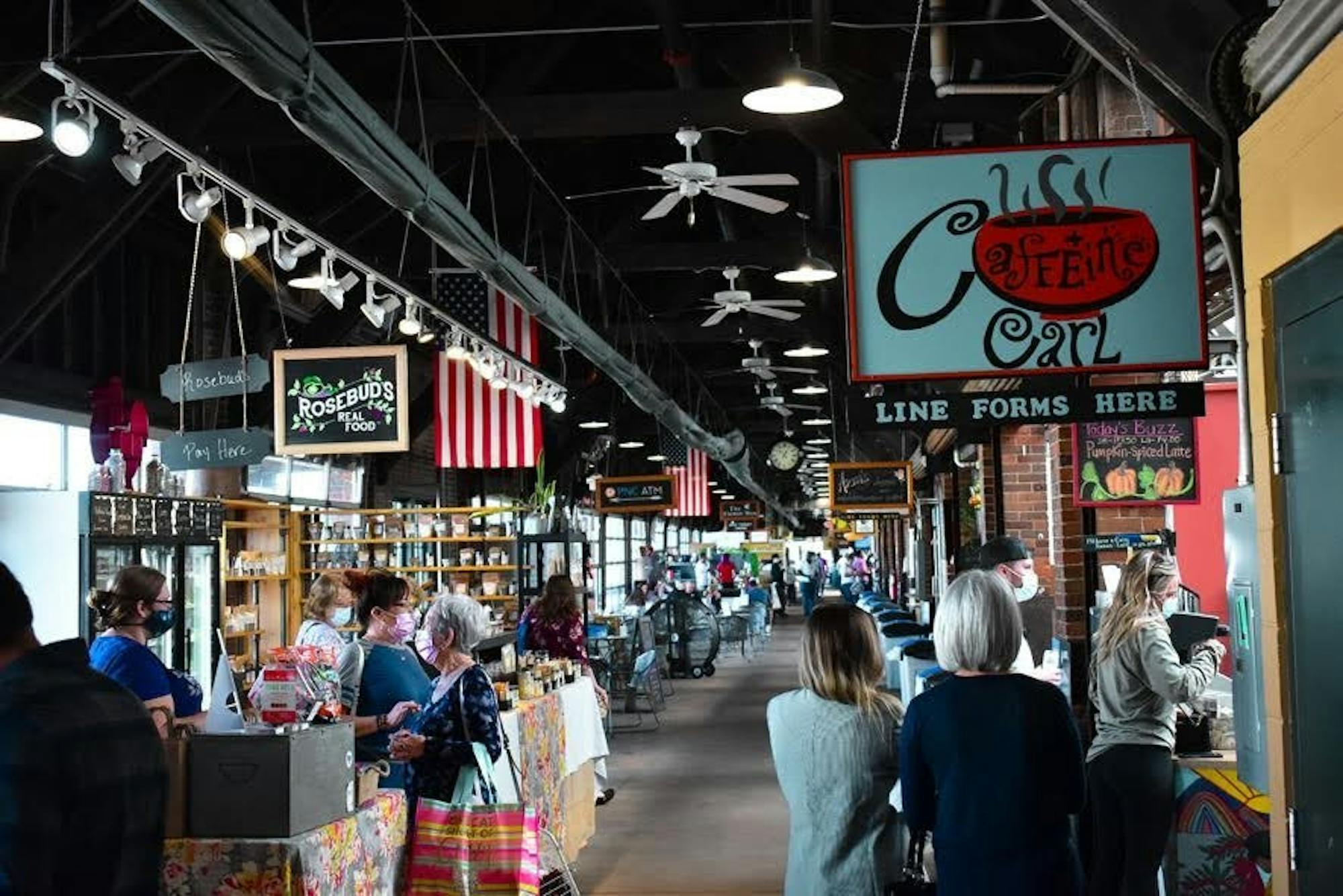 Stalls at 2nd Street Market