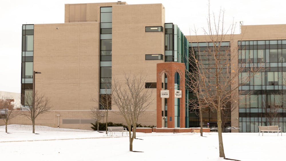 WSU Campus During Winter