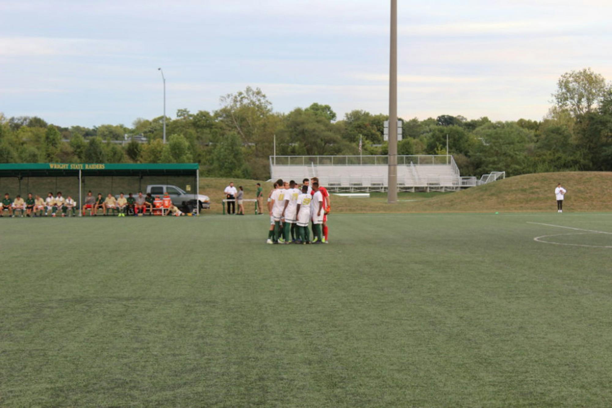 Men's Soccer Team | Photo by Daniel Delgado | The Wright State Guardian