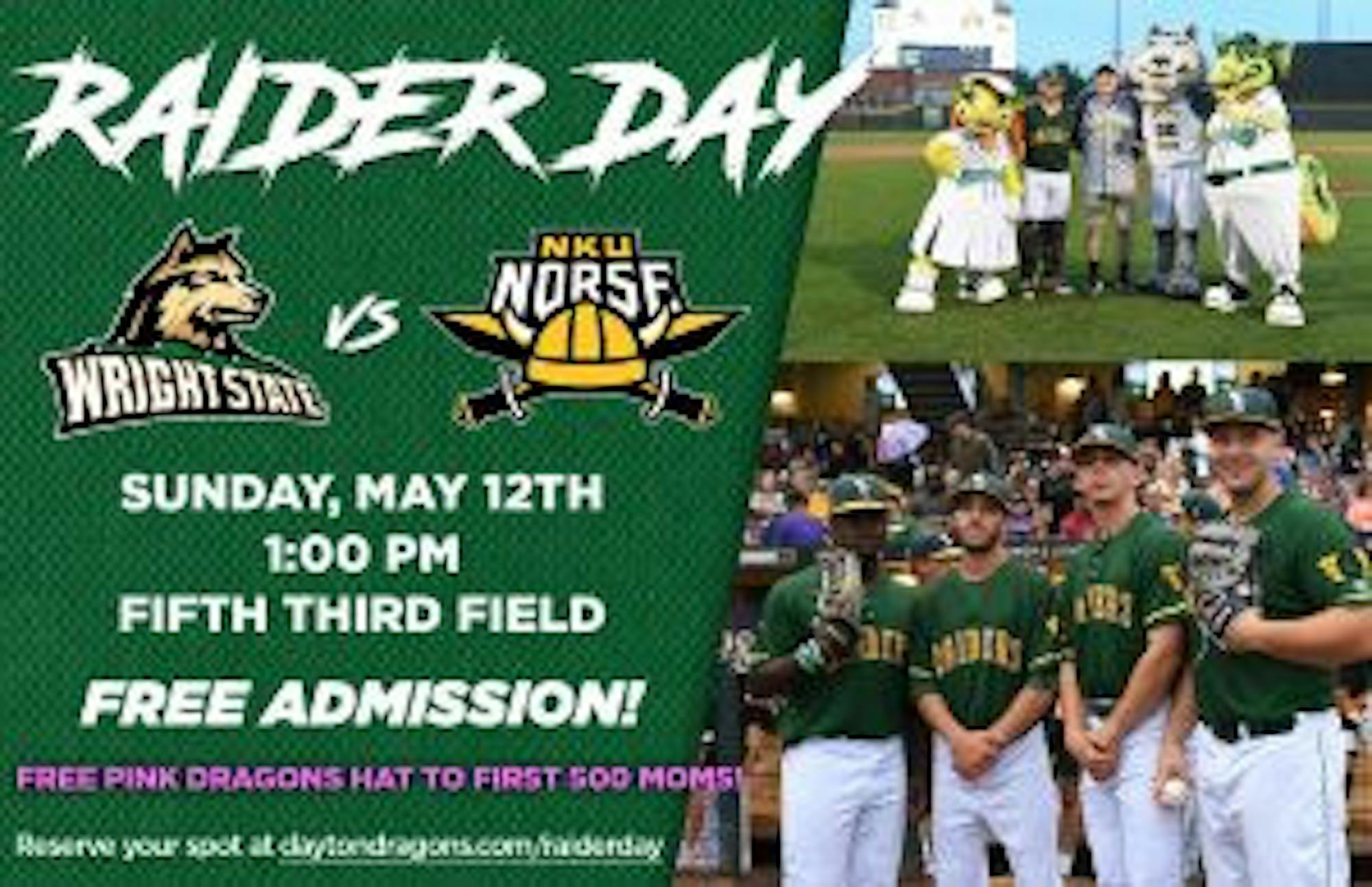 Raider Day 2019. Photograph courtesy of the Dayton Dragons.