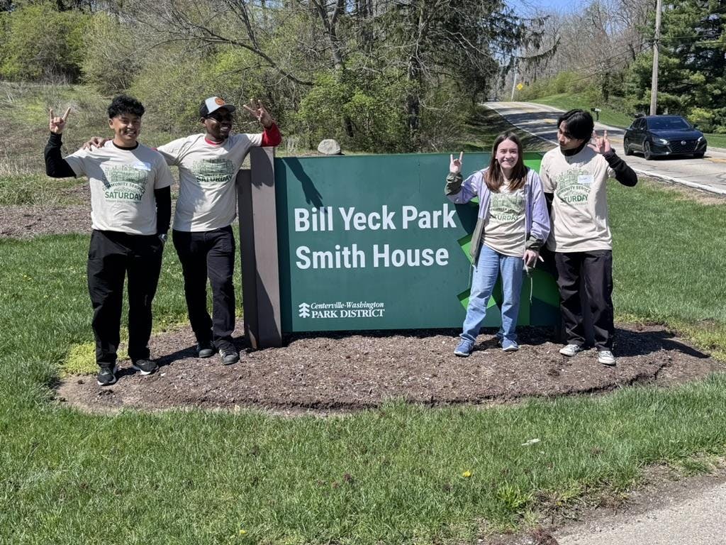 Centerville-Washington Park District Sign