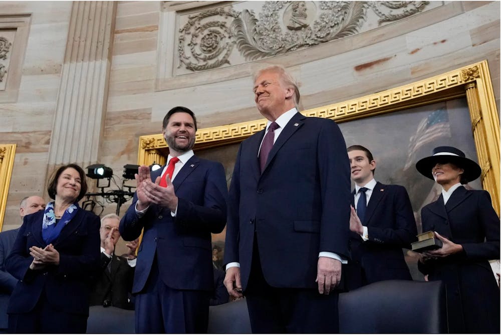 Donald Trump and JD Vance at the Inauguration Ceremonies