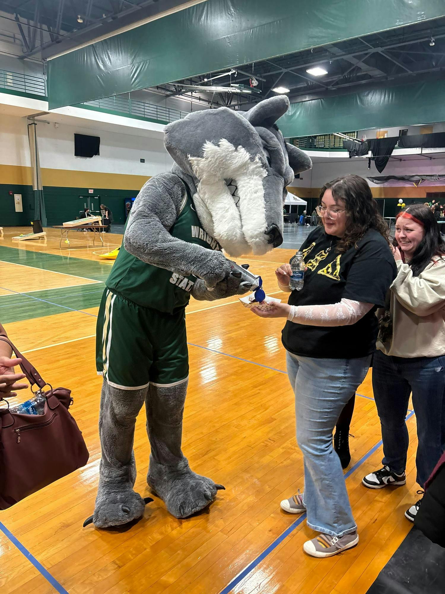 Rowdy Gives Sour Cream to Student