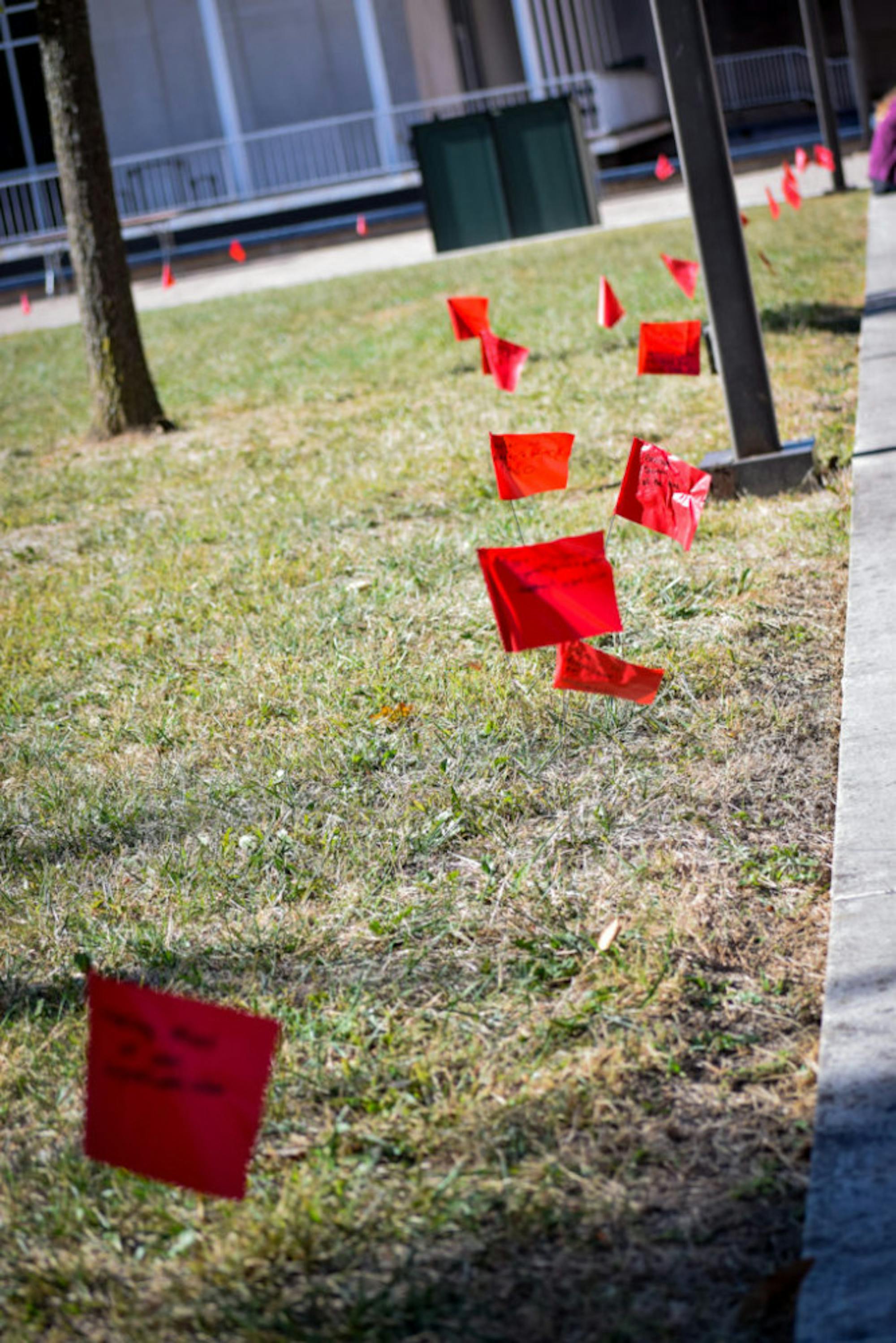 Domestic Violence Awareness Week | Photo by Jessica Fugett | The Wright State Guardian