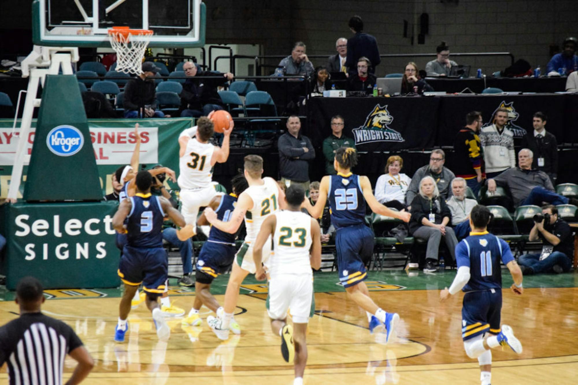 Wright State vs. Southern University Men's Basketball | Photo by Jessica Fugett | The Wright State Guardian