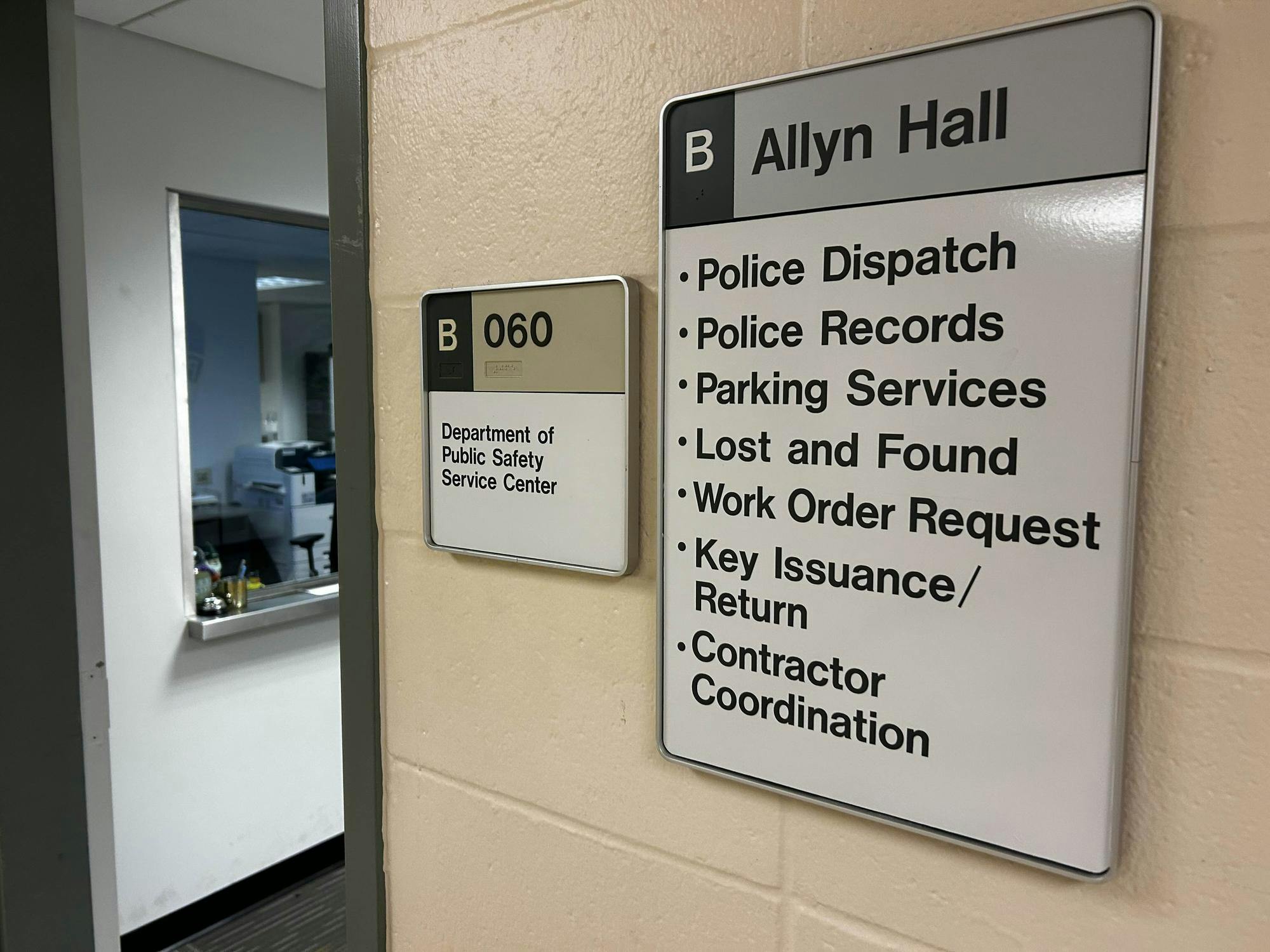 Police Dispatch Sign