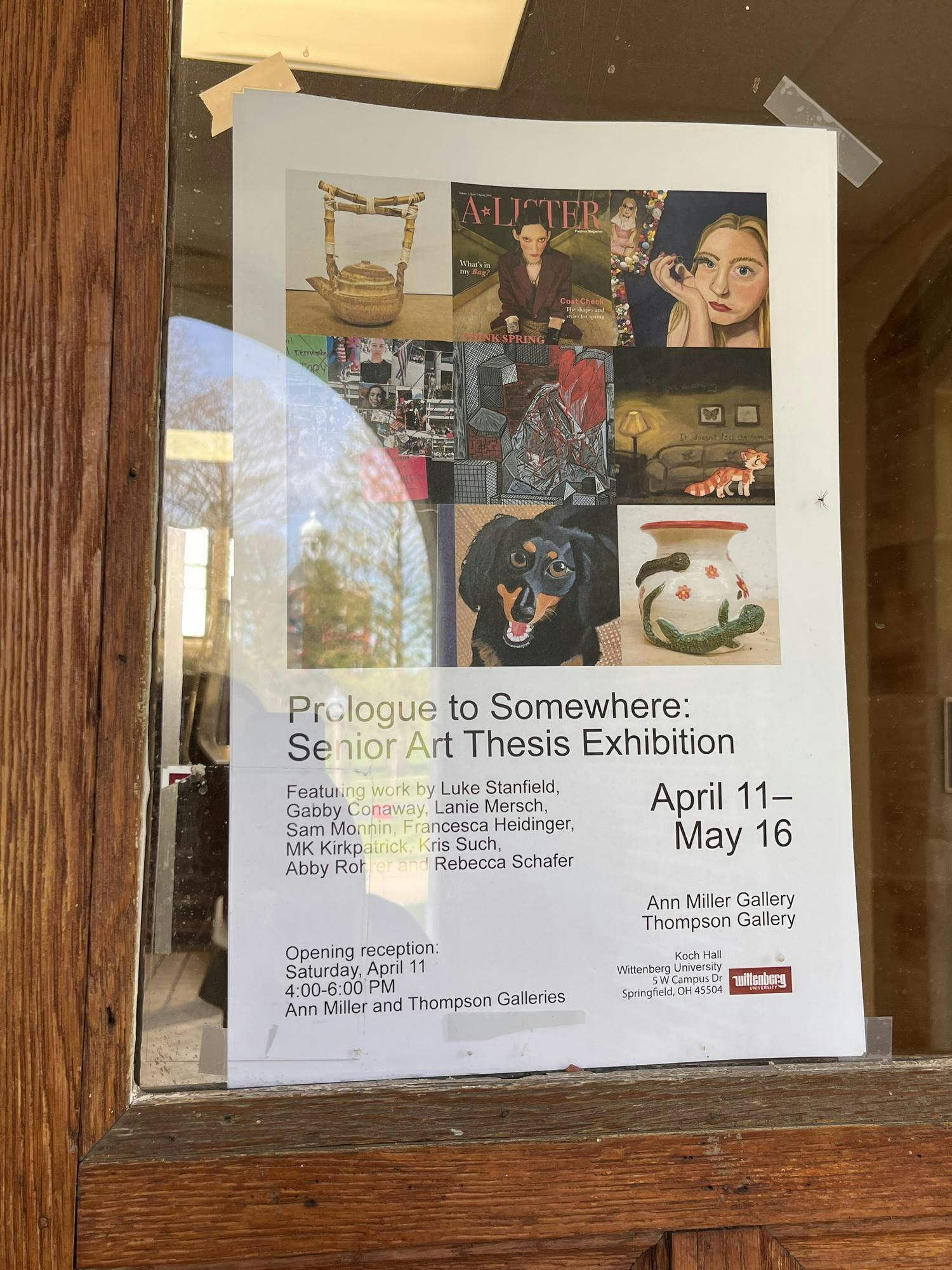 Poster for Senior Art Exhibition