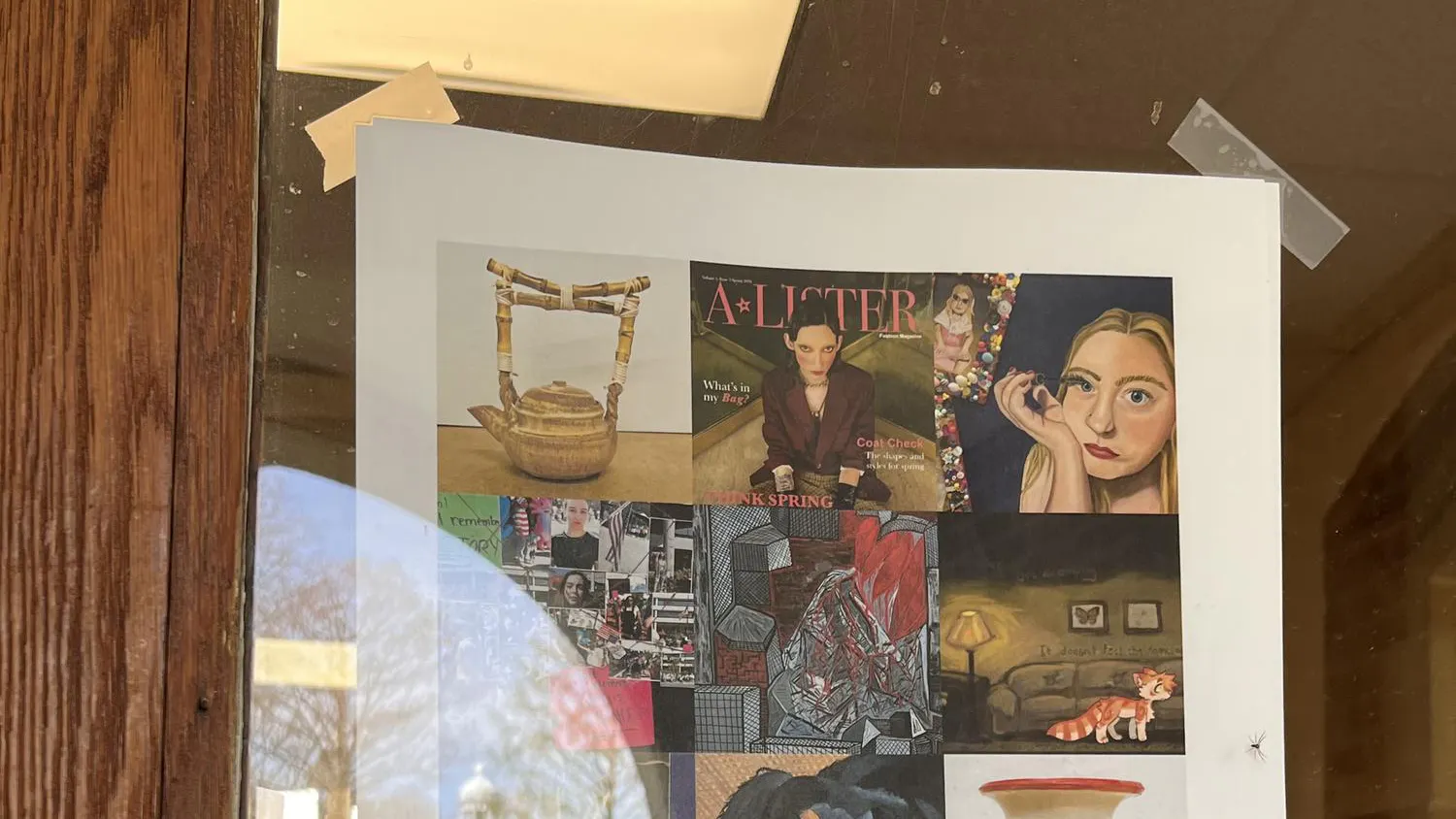 Poster for Senior Art Exhibition