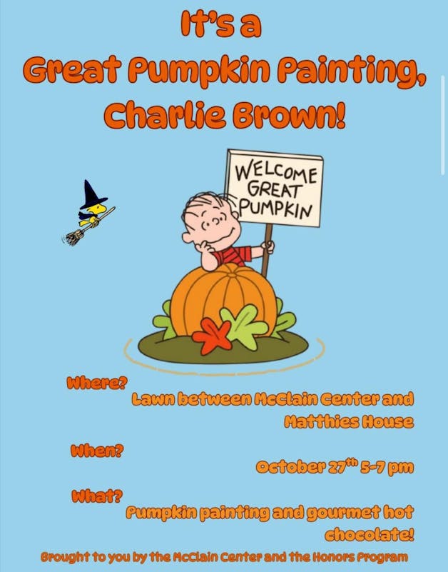 Pumpkin Painting Event Flyer