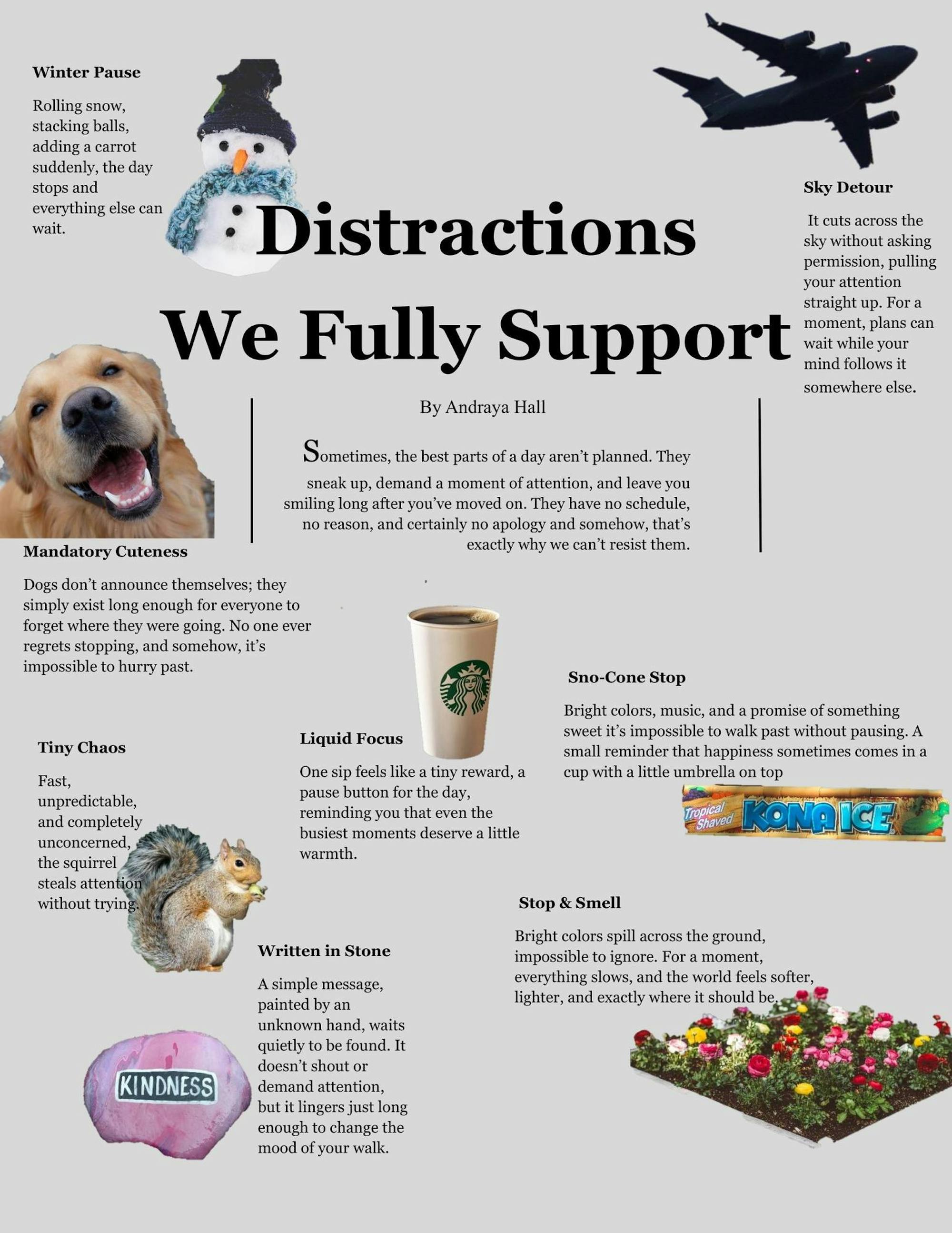 Distractions We Fully Support