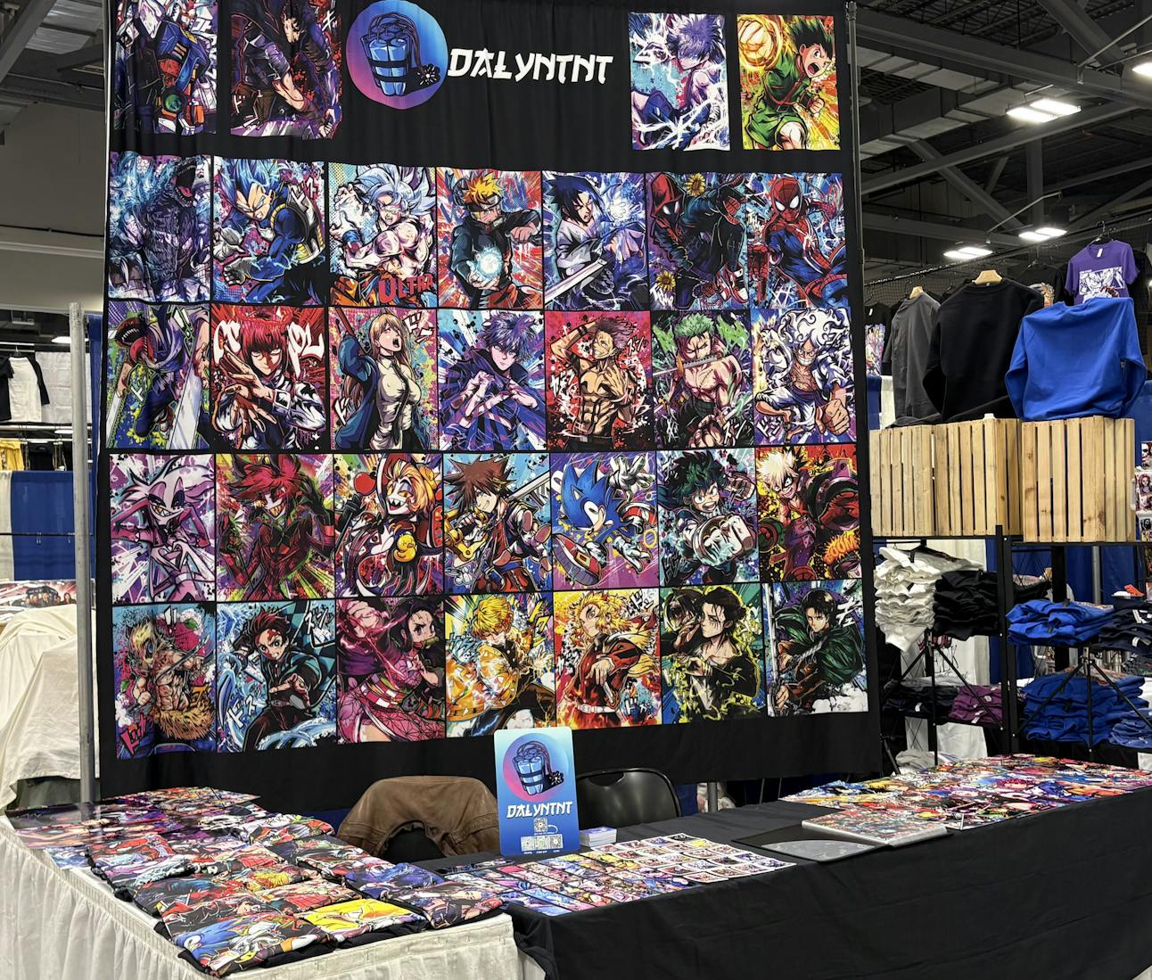 Dalyn's booth at Galaxycon
